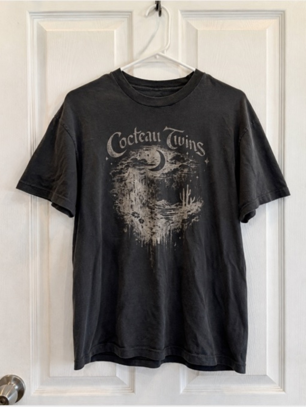 Black Cocteau Twins graphic T-shirt